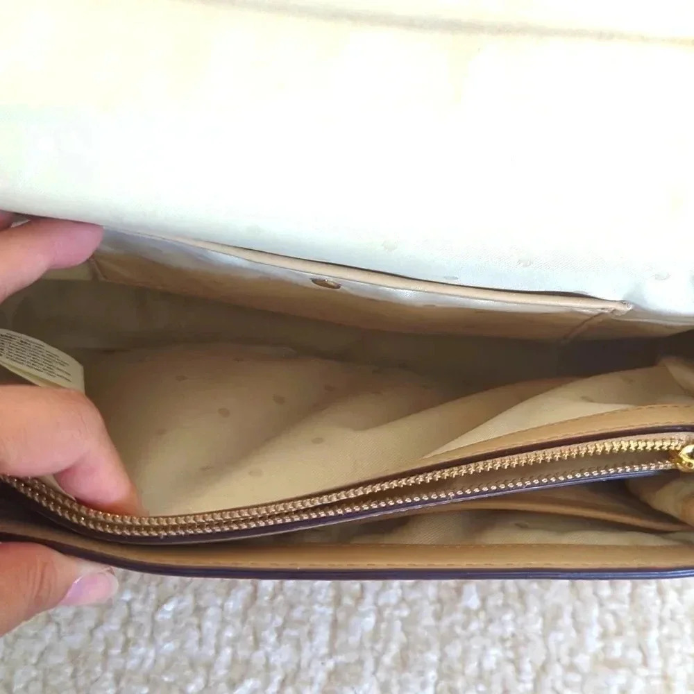 Kate Spade Beige Leather 2 Park Avenue Cheri Shoulder Bag - Picture 11 of 14